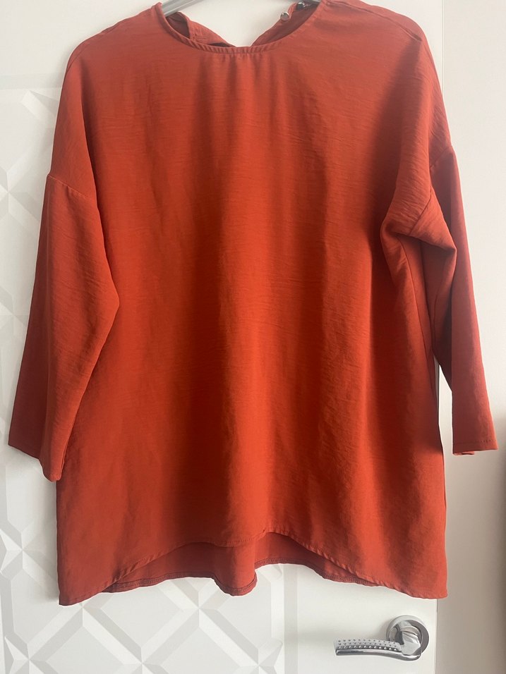 Kiremit Keten Salaş Kadın Tunik - Görsel 2