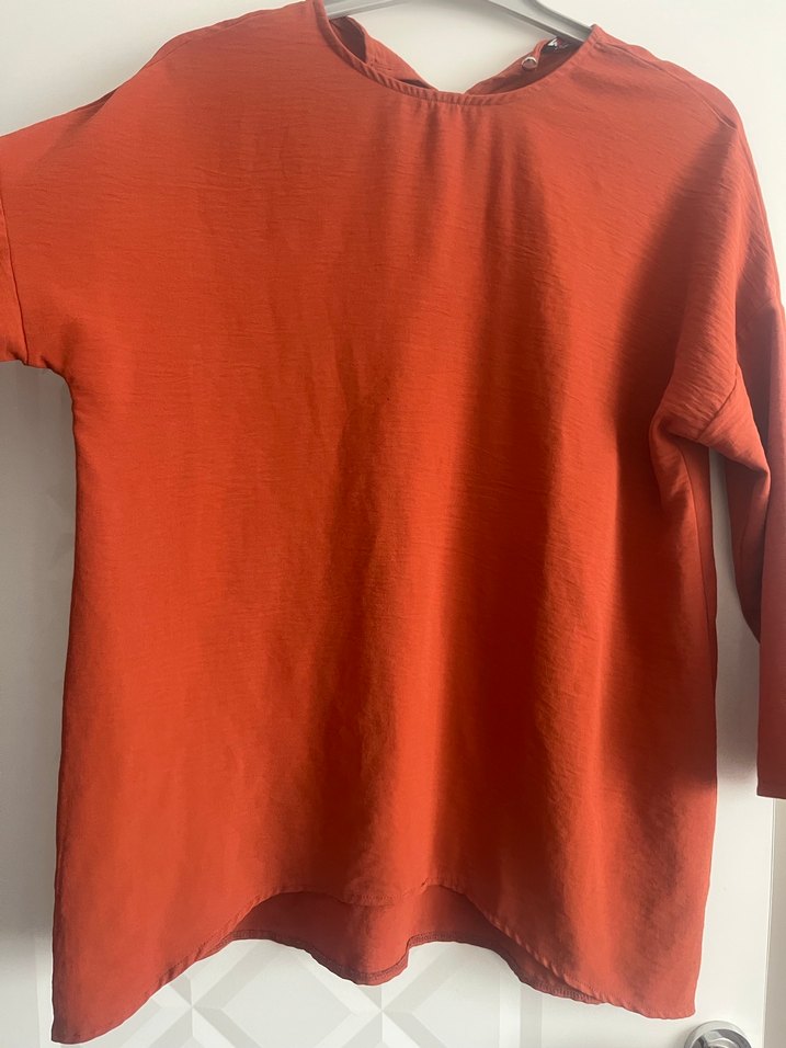 Kiremit Keten Salaş Kadın Tunik - Görsel 5