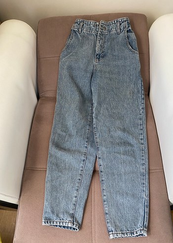 Düğmeli Bohem kot pantolon jeans - Görsel 2