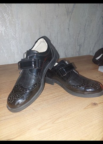 Tokalı Siyah Erkek Çocuk Özel Ayakkabı - Görsel 2