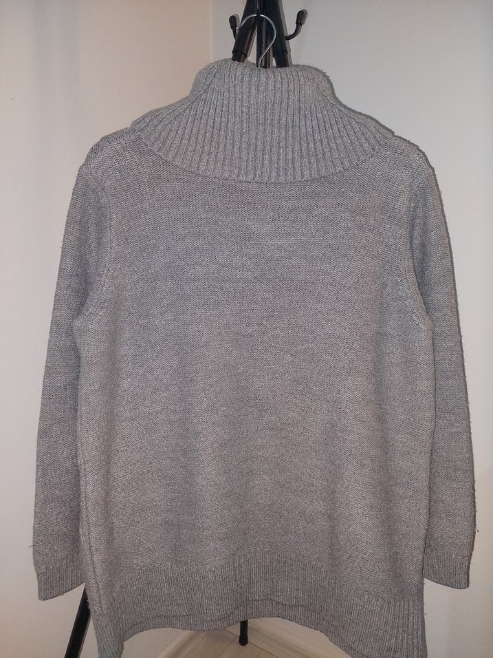 Gri Kadın Triko Kazak - U.S. Polo Assn. - Görsel 2