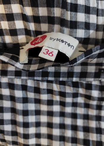 Ekoseli Midi Pamuklu Etek - Görsel 4