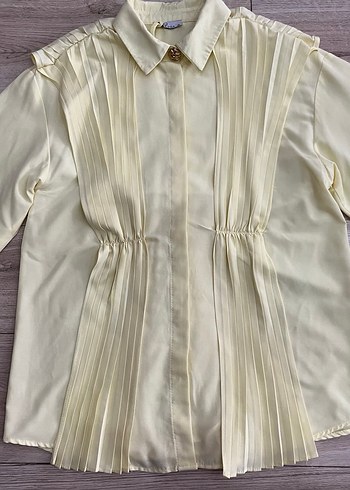 Limon rengi gömlek - Görsel 9