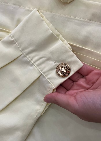 Limon rengi gömlek - Görsel 7