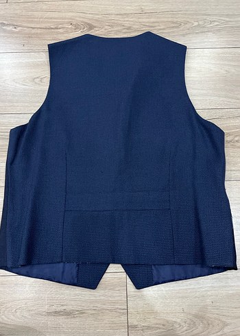 Lacivert Düğmeli Erkek Yelek - Görsel 2