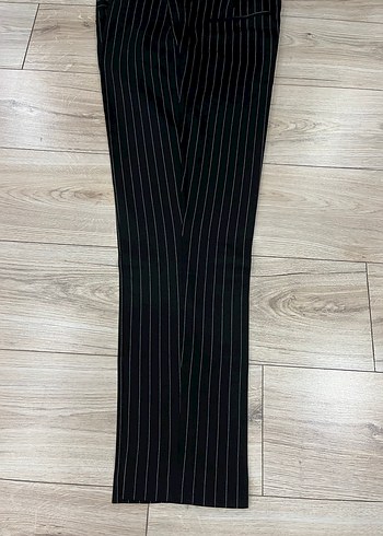 56 Drop /6 Çizgili Siyah Erkek Takım - Görsel 11