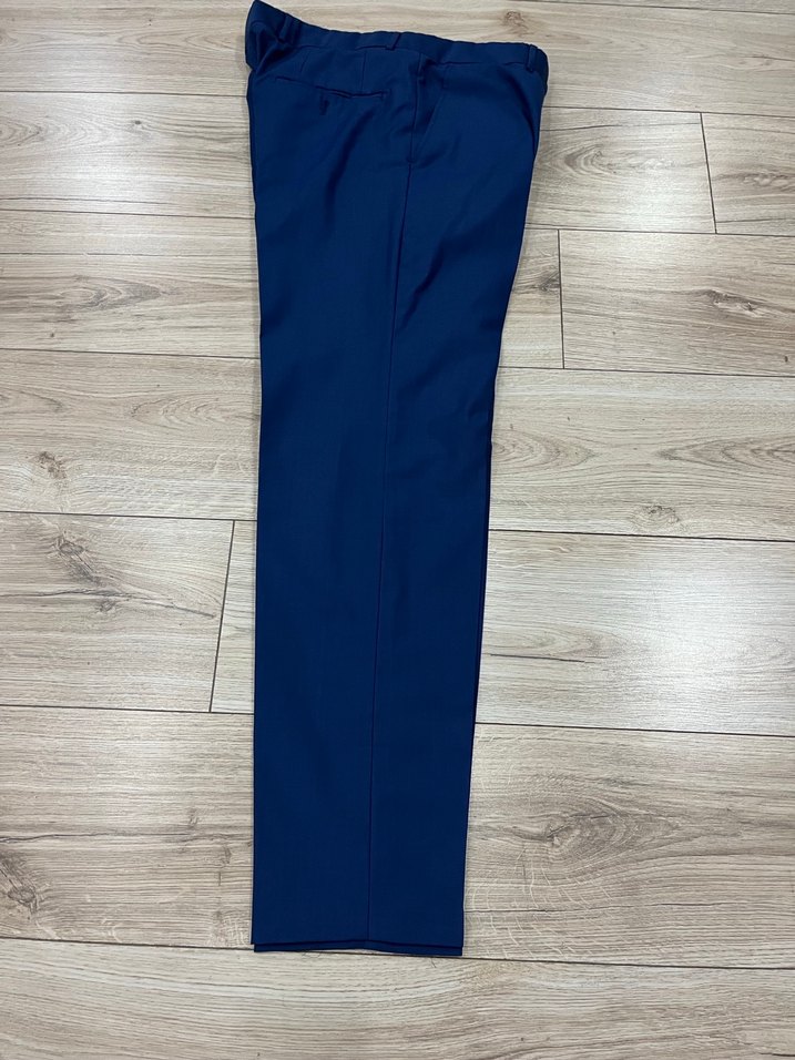 Düğmeli Klasik Lacivert Erkek Yelek pantolon - Görsel 2