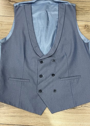 Turkuaz Erkek Ofis Takım Ceketi, Düğmeli, Normal Boy - Görsel 9