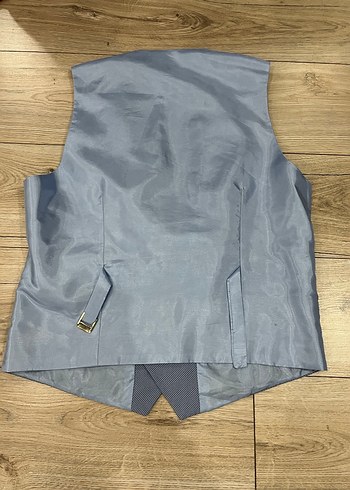 Turkuaz Erkek Ofis Takım Ceketi, Düğmeli, Normal Boy - Görsel 11