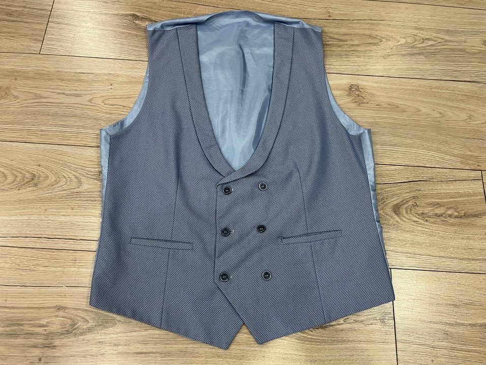 Turkuaz Erkek Ofis Takım Ceketi, Düğmeli, Normal Boy - Görsel 2