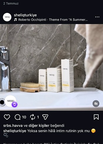 Sheliq Mavi Yaban Mersini İçerikli  Bakım Seti - Görsel 2