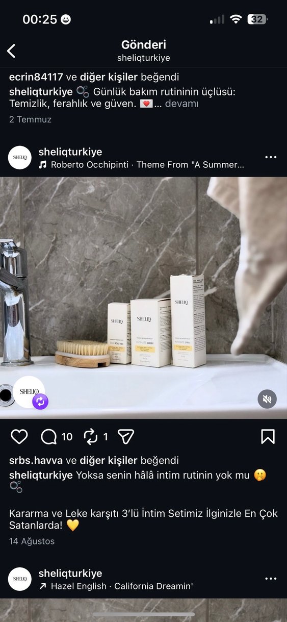 Sheliq Mavi Yaban Mersini İçerikli  Bakım Seti - Görsel 2