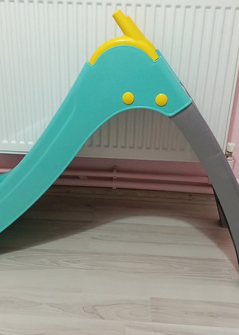 Turkuaz ve Gri Çocuk Kaydırak - Görsel 5