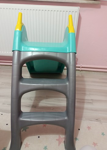 Turkuaz ve Gri Çocuk Kaydırak - Görsel 4