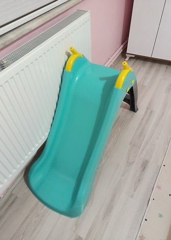 Turkuaz ve Gri Çocuk Kaydırak - Görsel 2