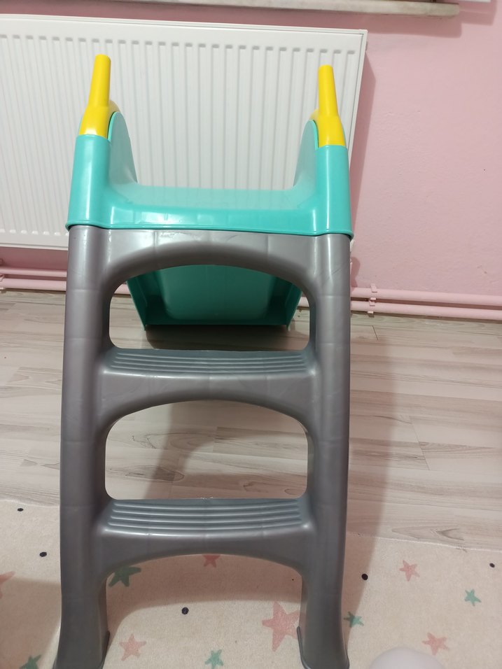 Turkuaz ve Gri Çocuk Kaydırak - Görsel 4