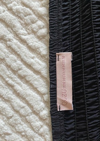 Quzu Siyah Straplez Elbise - Görsel 8