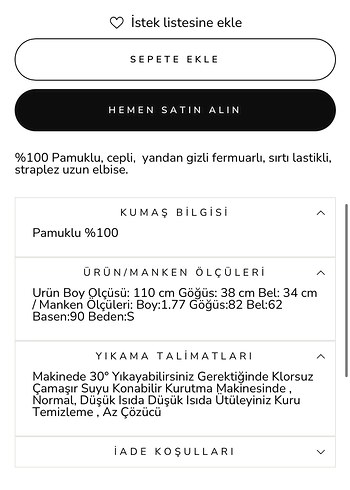 Quzu Siyah Straplez Elbise - Görsel 9