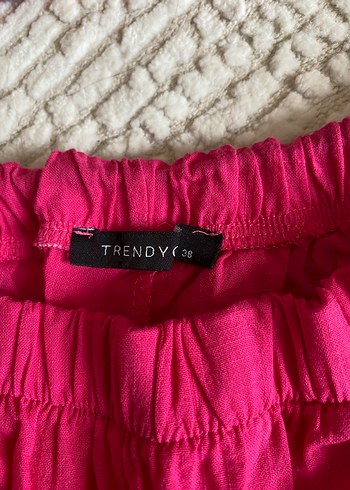 Pembe Keten Mini Kadın takım - Görsel 4