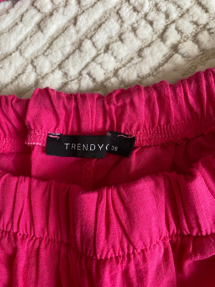 Pembe Keten Mini Kadın takım - Görsel 4