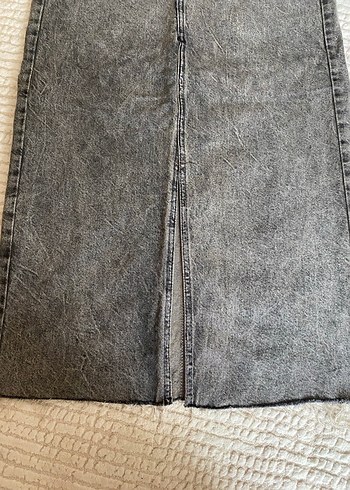 Kıton Gri Uzun Denim Etek - Görsel 3