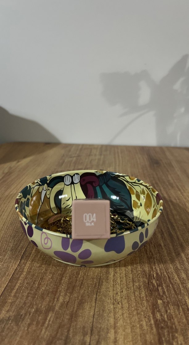 Parlak Bej Ruj maybelline 004 silk - Görsel 2