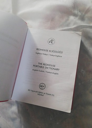Redhouse İngilizce - Türkçe el sözlüğü - Görsel 7