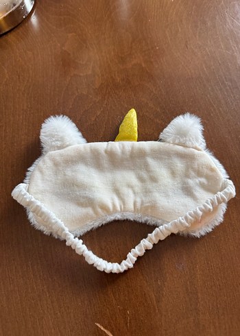Renkli Kürklü Unicorn Uyku Maskesi - Görsel 2