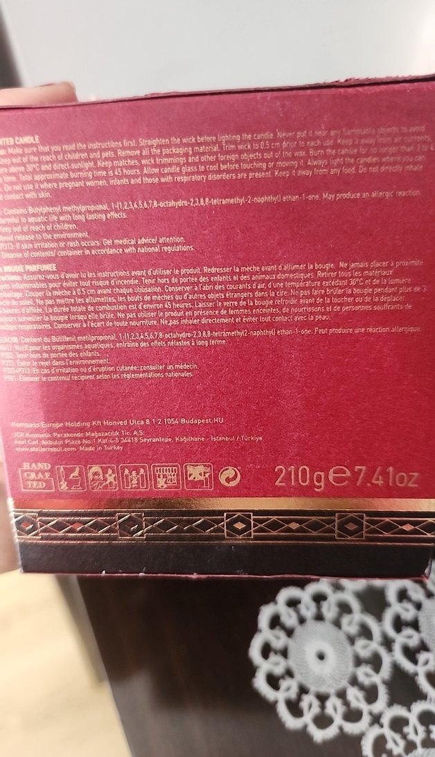 Atelier Rebul Pera Kokulu Mum - Görsel 5