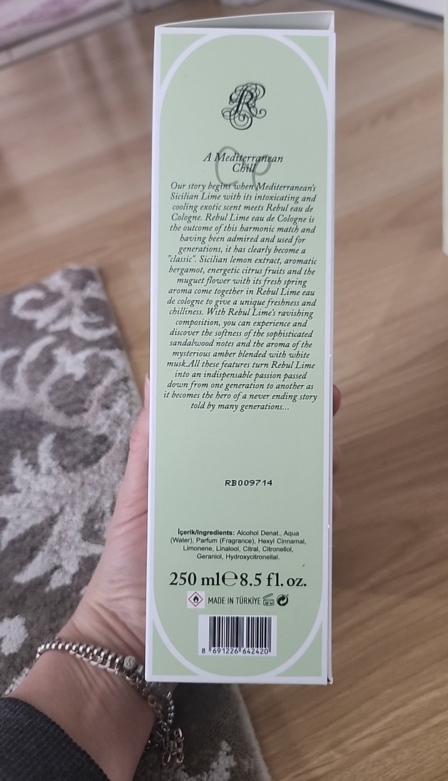 Rebul Lime Kadın Kolonyası - Görsel 3