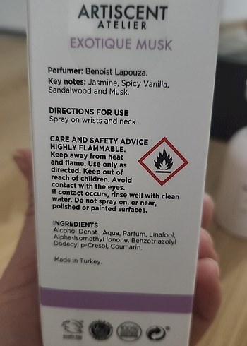 Artiscent Exotique Musk Kadın Parfümü 50 ml - Görsel 6