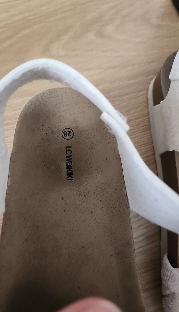 Kız Çocuk Krem Örgülü Sandalet - Görsel 3