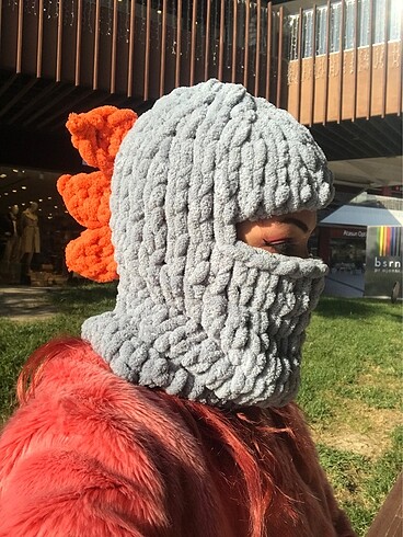 Diğer Puffy kışlık balaklava dinazor