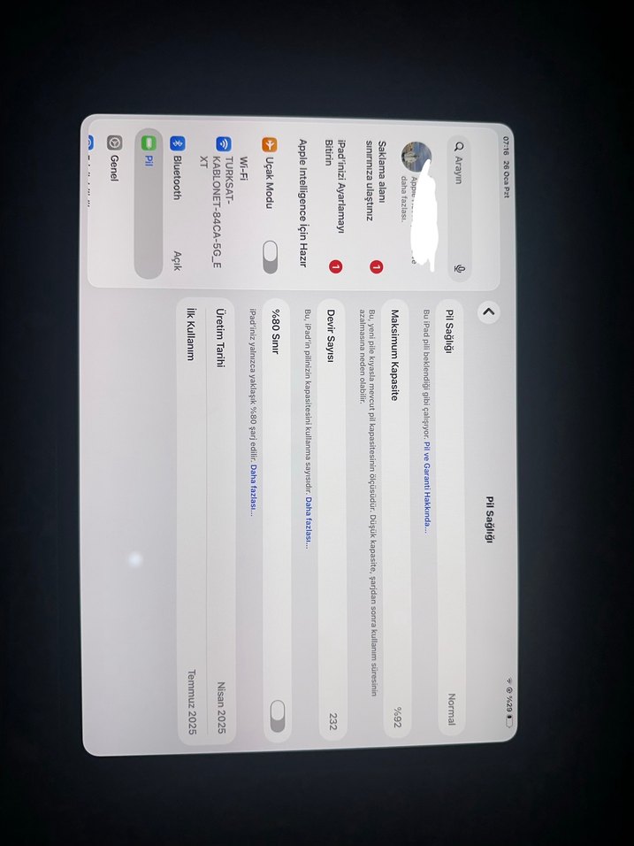 İPad Pro M4 256gb 11 6 aylık Kaskolu cihaz - Görsel 5