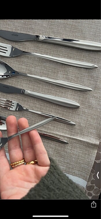 Schafer 12 kişilik çatal kaşık bıçak takımı