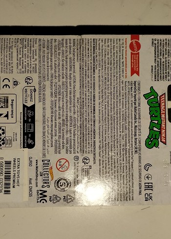  Sarı Teenage Mutant Ninja Kaplumbağalar Oyuncak Araba