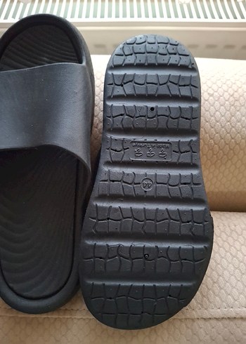 Gri Erkek Bantlı Terlik 44 - Görsel 2