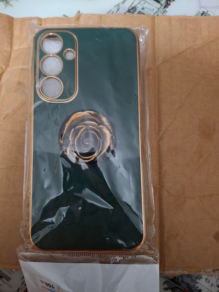 A 35 Parlak Altın Renkli Bohem Telefon Kılıfı - Görsel 3