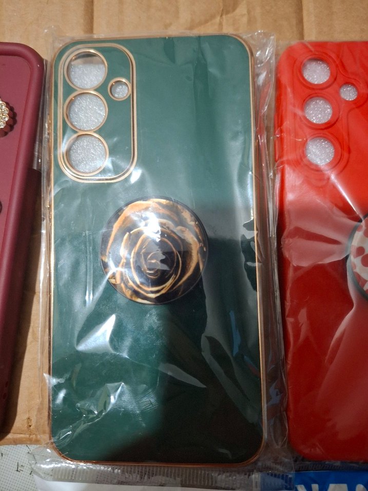 A 35 Parlak Altın Renkli Bohem Telefon Kılıfı - Görsel 2