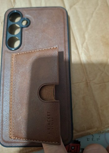 A 35 - Kahverengi Bohem Tarzı kartlıklık cepli  Telefon Kılıfı - Görsel 2