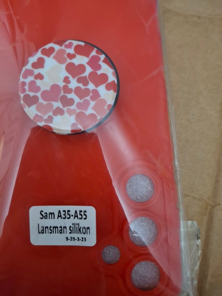 A 35- düğmeli Renkli Kırmızı Telefon Kılıfı - Görsel 3