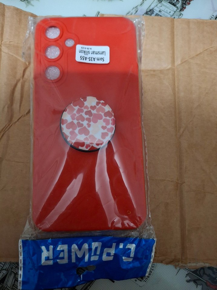 A 35- düğmeli Renkli Kırmızı Telefon Kılıfı - Görsel 2