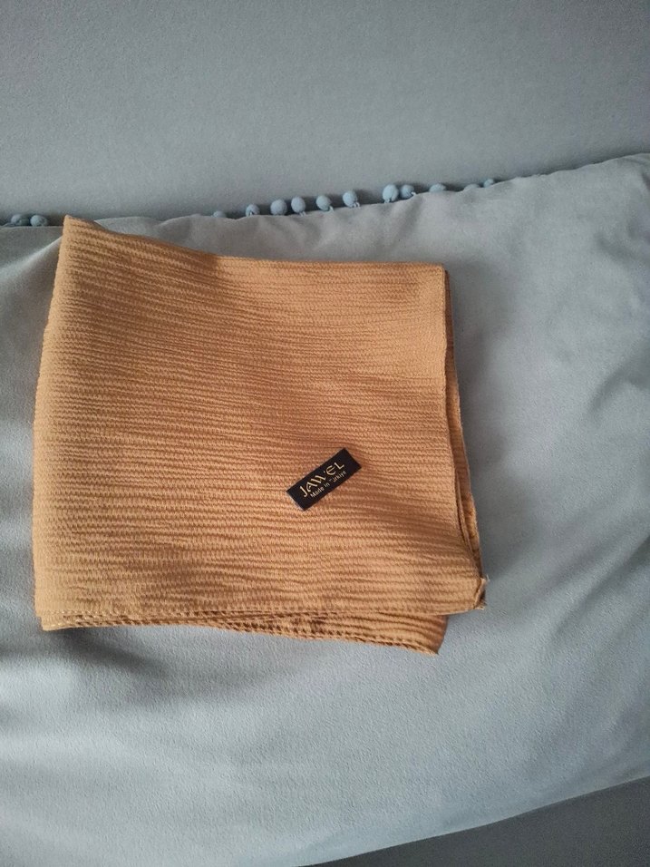 Bej Pilili Kadın Eşarp- JAWEL - Görsel 2