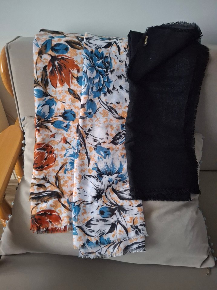 Çok Renkli Kadın Şal - Görsel 5