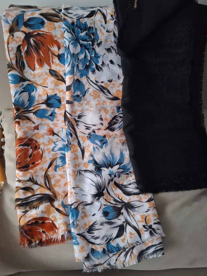 Çok Renkli Kadın Şal - Görsel 3