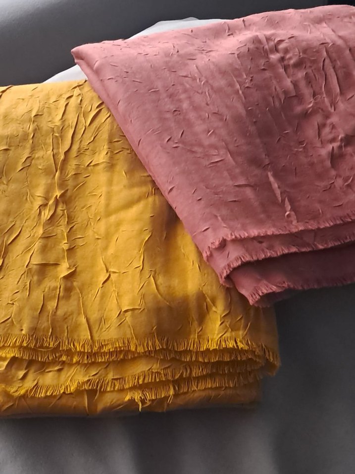 Kadın Çok Renkli pamuklu Bohem Şal - Görsel 3