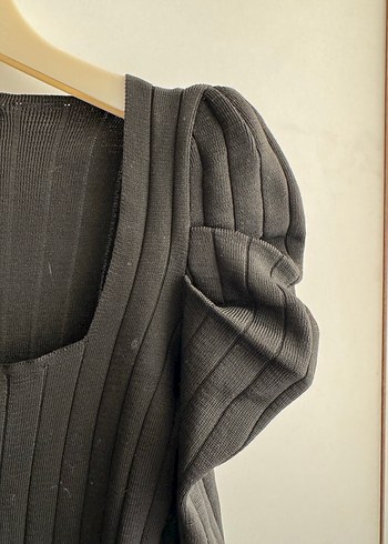 Trendy Siyah İnce Triko Kazak - Görsel 4