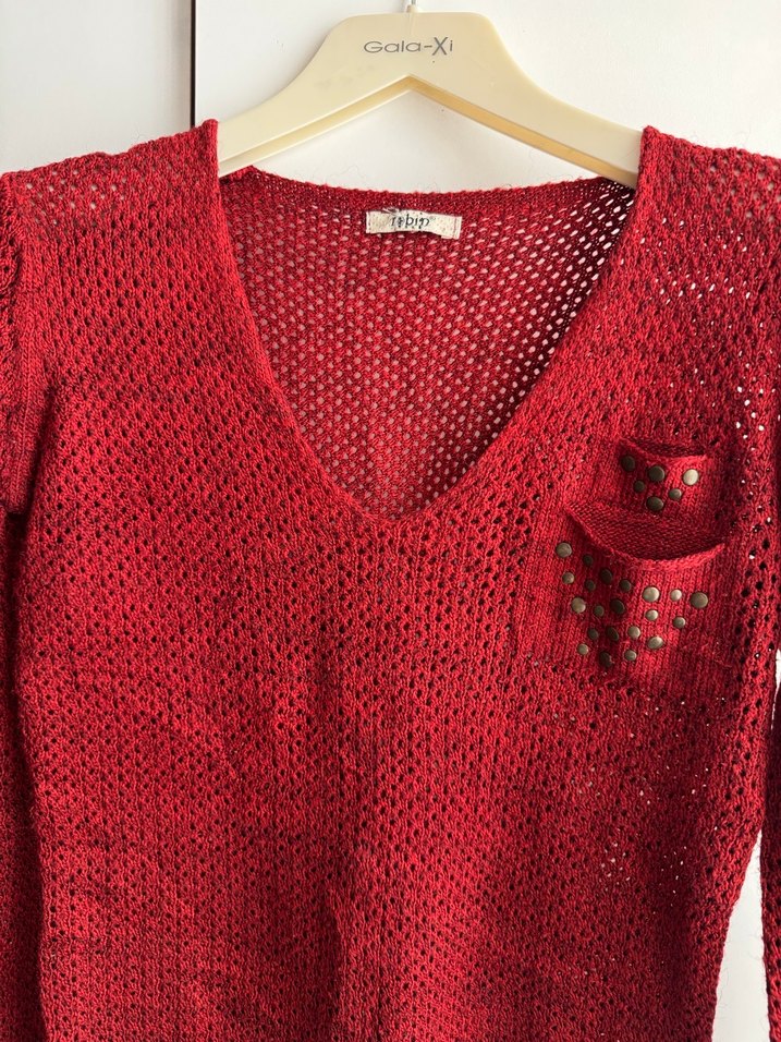 Bordo kazak - Görsel 3