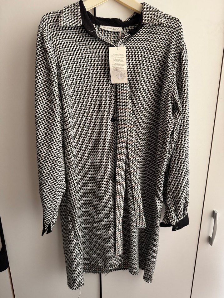 Kemerli elbise - Görsel 4