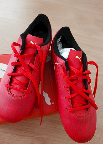 Erkek Kırmızı Puma Futbol Ayakkabısı - Görsel 2